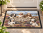 Preview: Bearded Collie WELCOME Fußmatte